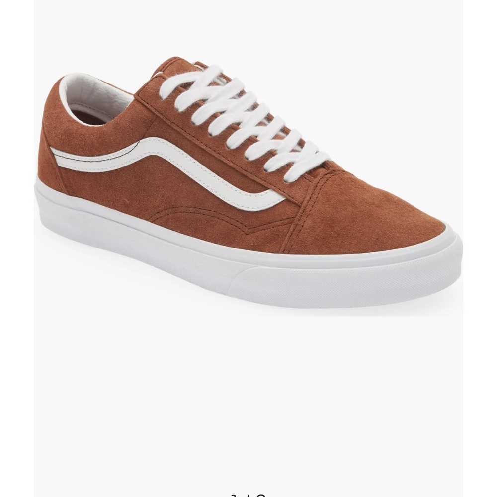 Vans Old Skool Unisex Pig Suede Tortoise Shell Sneakers W 11 M 9.5 NWT - Picture 6 of 16